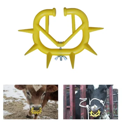 4 Inch Calf Weaner with adjustable screw for Cow or Calf (Pack of 5)